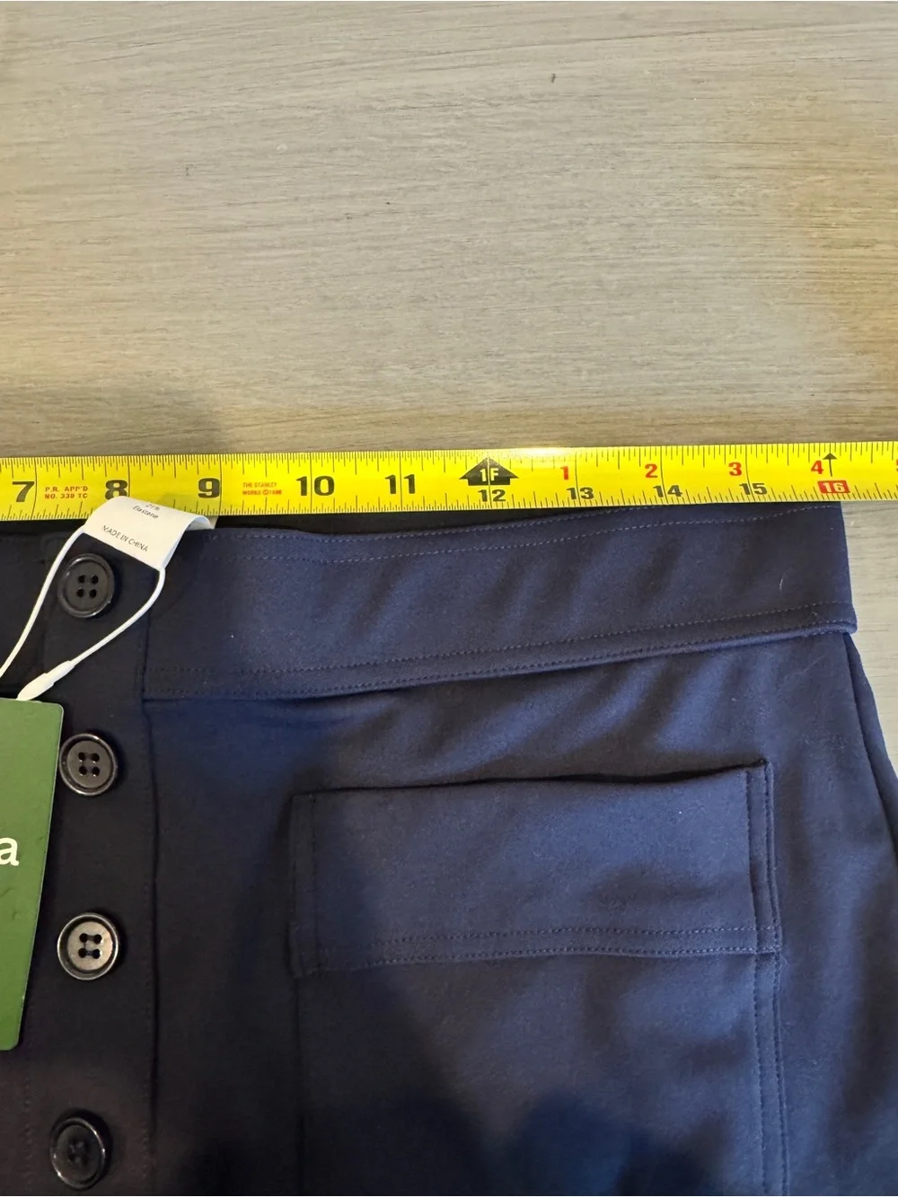 Halara DayStretch High Waisted Wide Leg Pants Mens Womens L Workleisure Navy NWT